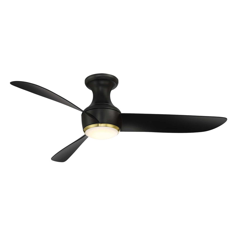 Modern Forms Fans - FH-W2203-52L35SBMB - 52"Ceiling Fan - Corona - Soft Brass/Matte Black