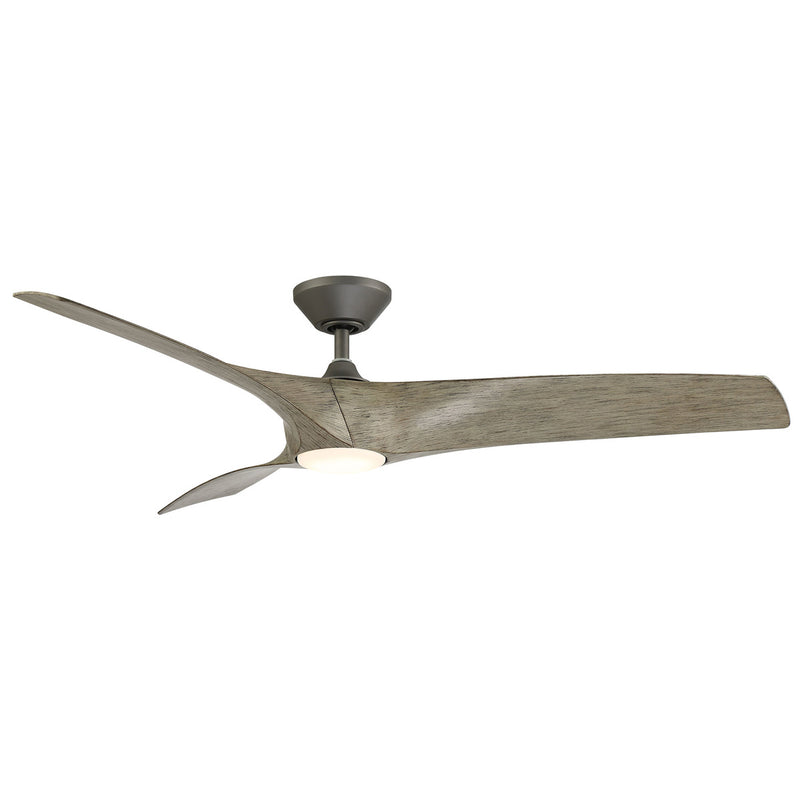 Modern Forms Fans - FR-W2006-62L35GHWW - 62"Ceiling Fan - Zephyr - Graphite/Weathered Wood