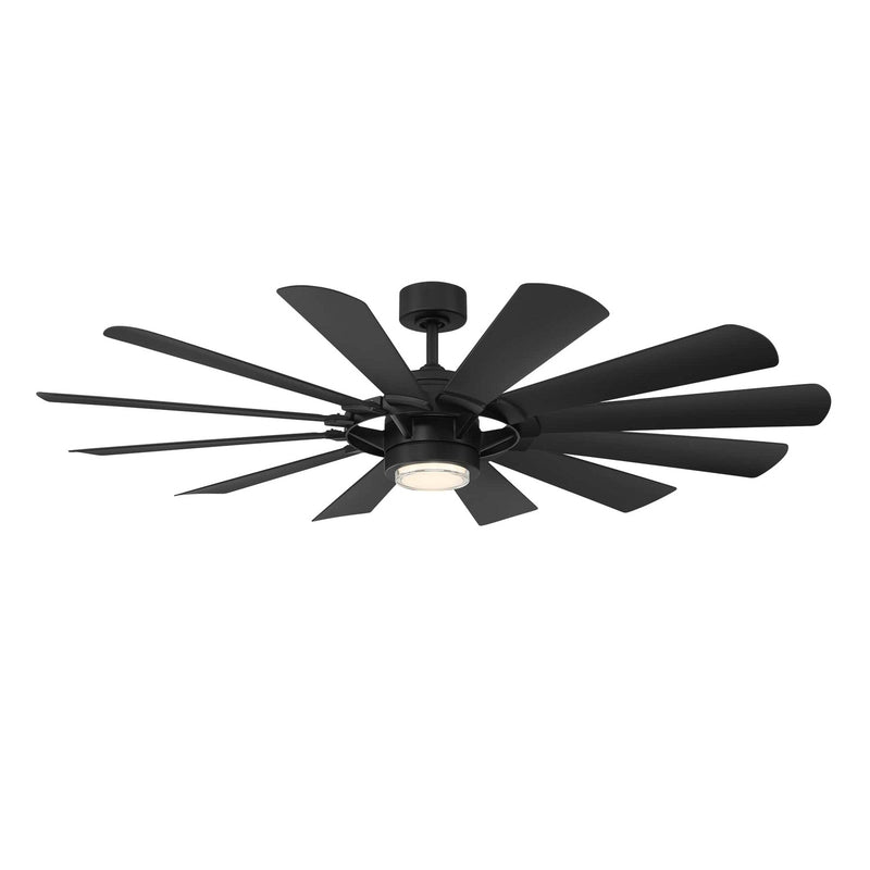 Modern Forms Fans - FR-W2201-65L-27-MB - 65"Ceiling Fan - Wynd Mill - Matte Black