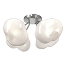 Hubbardton Forge - 121370-SKT-85-FD0710 - Four Light Semi-Flush Mount - Ume - Sterling