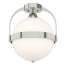 Hubbardton Forge - 121380-SKT-85-GG0720 - One Light Semi-Flush Mount - Atlas - Sterling