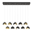 Hubbardton Forge - 131205-SKT-STND-10-86-GG0711 - LED Pendant - Brooklyn - Black