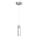 Hubbardton Forge - 161180-SKT-STND-85-ZM0065 - One Light Mini Pendant - Exos Glass - Sterling