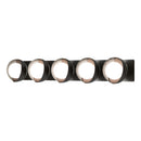 Hubbardton Forge - 201379-SKT-14-85-GG0711 - Five Light Bath Sconce - Brooklyn - Oil Rubbed Bronze