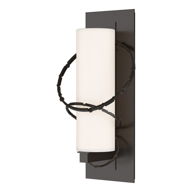 Hubbardton Forge - 302402-SKT-14-GG0034 - One Light Outdoor Wall Sconce - Olympus - Coastal Oil Rubbed Bronze