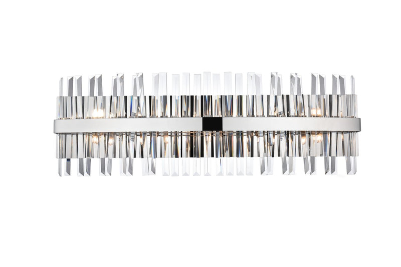 Elegant Lighting - 6200W36C - Ten Light Bath Sconce - Serephina - Chrome