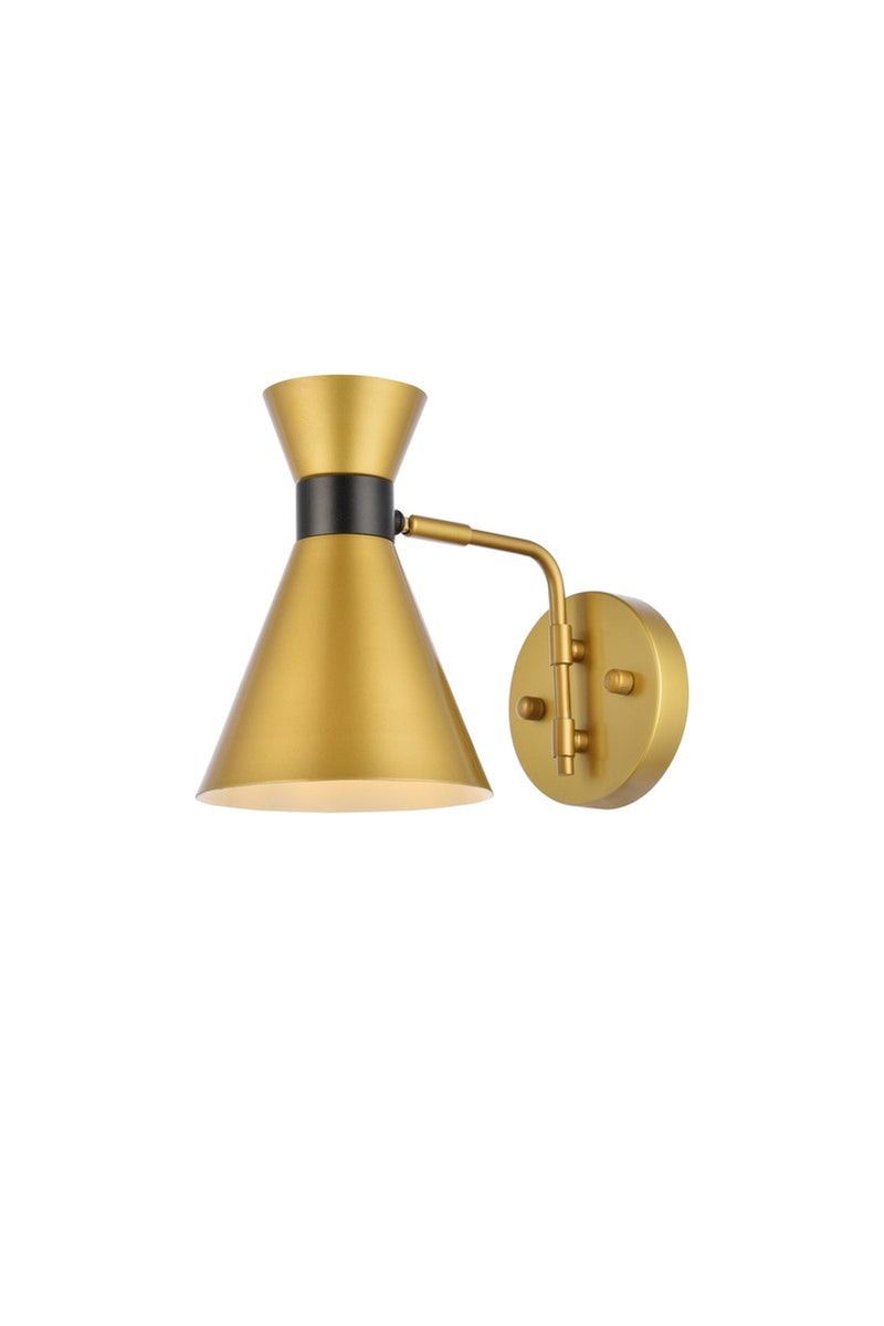 Elegant Lighting - LD2353BR - One Light Wall Sconce - Halycon - Brass
