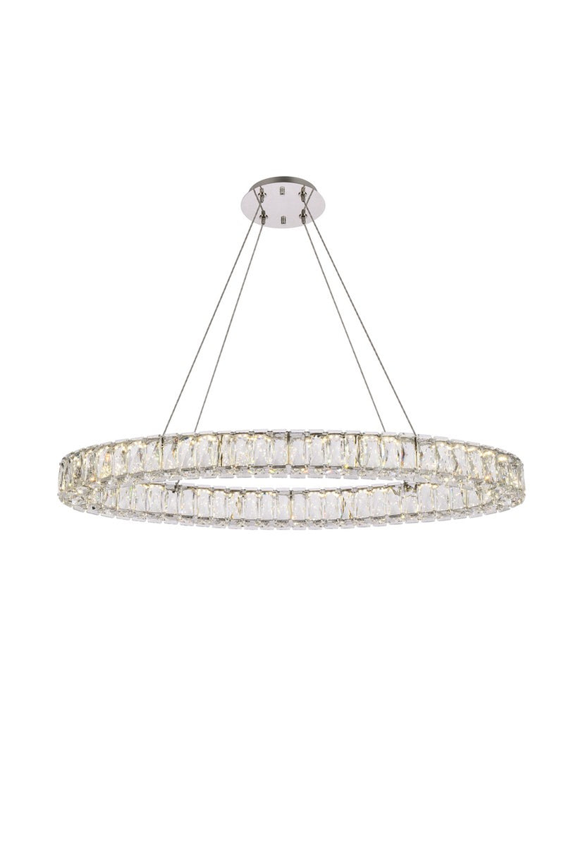 Elegant Lighting - 3503D36C - LED Pendant - Monroe - Chrome