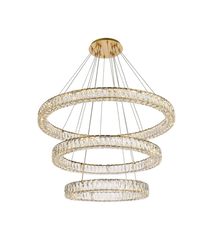 Elegant Lighting - 3503G41LG - LED Chandelier - Monroe - Gold