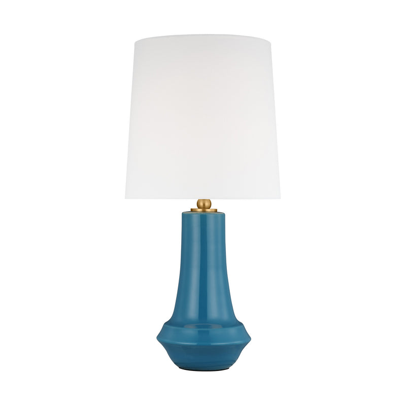 LED Table Lamp<br /><span style="color:#4AB0CE;">Entrega: 4-10 dias en USA</span><br /><span style="color:#4AB0CE;font-size:60%;">PREGUNTE POR ENTREGA EN PANAMA</span><br />Collection: Jenna<br />Finish: Lucent Aqua
