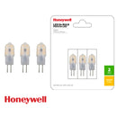 SET DE 3 FOCOS LED G4, 1.8W,220LM, 3000K, AC/DC12V, PF>0.5 CRI>80, MARCA HONEYWELL.