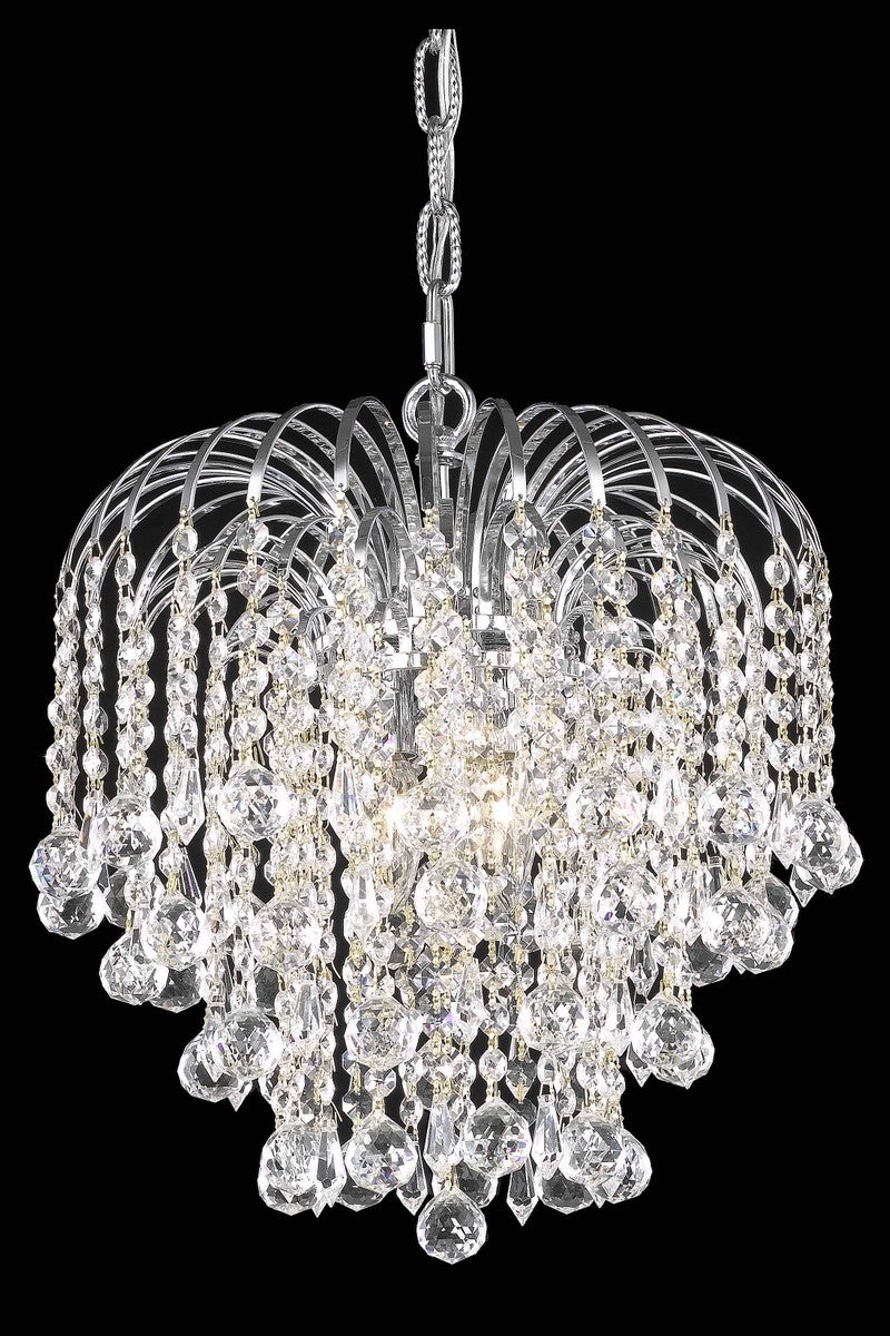 Elegant Lighting - LD6802D14C - Three Light Pendant - Addison - Chrome