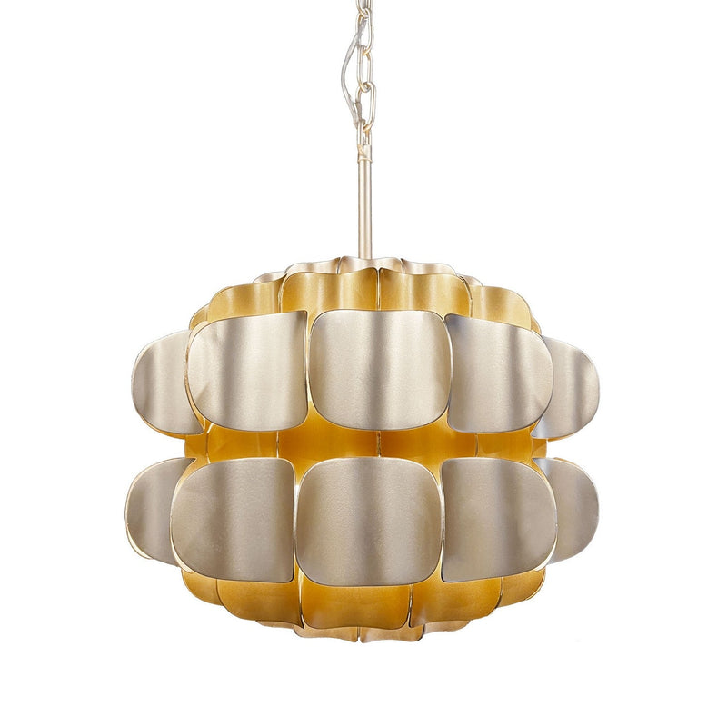 Varaluz - 382P01AGGD - One Light Pendant - Swoon - Antique Gold/Gold Dust