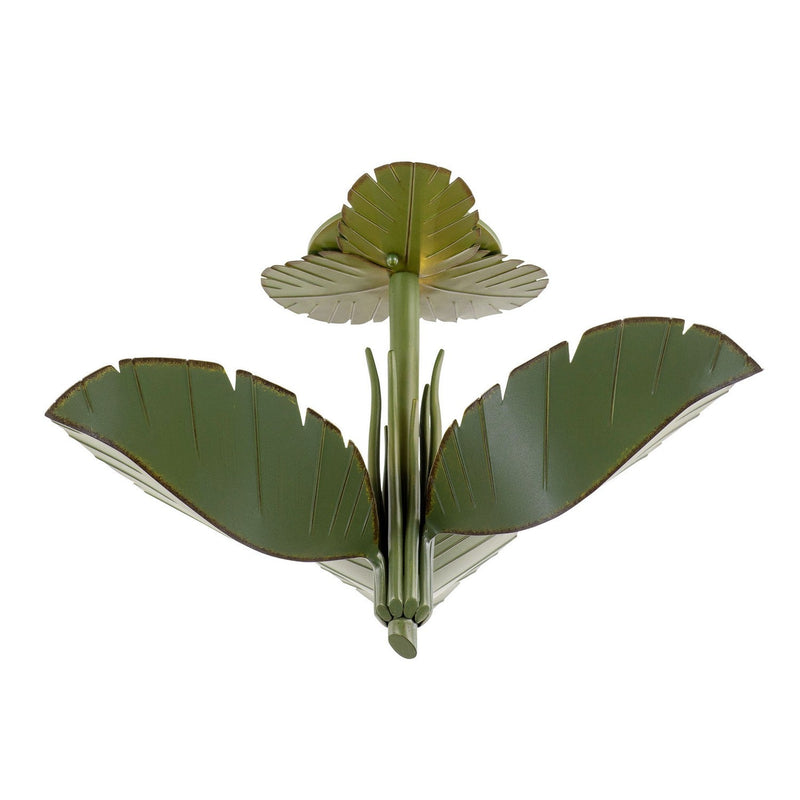 Varaluz - 901S03 - Three Light Semi-Flush Mount - Banana Leaf - Banana Leaf