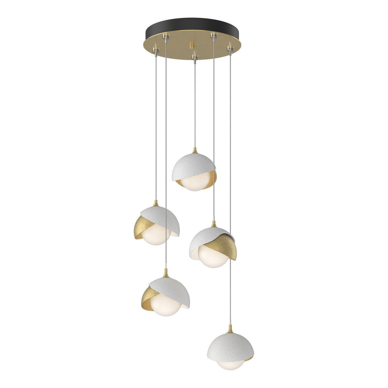 Hubbardton Forge - 131125-SKT-STND-86-02-GG0711 - LED Pendant - Brooklyn - Modern Brass