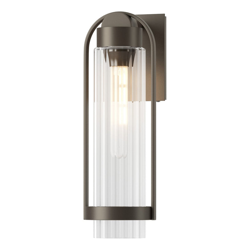 Hubbardton Forge - 302556-SKT-77-ZM0742 - One Light Outdoor Wall Sconce - Alcove - Coastal Dark Smoke