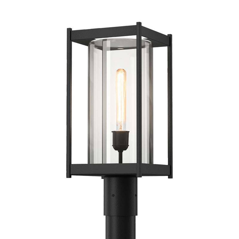 Hubbardton Forge - 342021-SKT-80-ZM0732 - One Light Outdoor Post Mount - Cela - Coastal Black