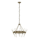 Hubbardton Forge - 101525-SKT-84-YC0369 - Ten Light Chandelier - Echo - Soft Gold