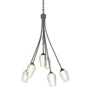 Hubbardton Forge - 103043-SKT-07-ZS0354 - Six Light Chandelier - Flora - Dark Smoke