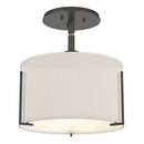 Hubbardton Forge - 126498-SKT-07-SE1099 - One Light Semi-Flush Mount - Exos - Dark Smoke