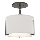 Hubbardton Forge - 126498-SKT-07-SF1099 - One Light Semi-Flush Mount - Exos - Dark Smoke