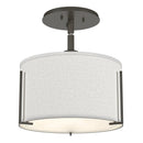 Hubbardton Forge - 126498-SKT-07-SJ1099 - One Light Semi-Flush Mount - Exos - Dark Smoke