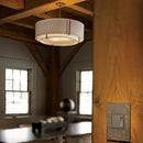 Hubbardton Forge - 126503-SKT-07-SF1590-SA2290 - Three Light Semi-Flush Mount - Exos - Dark Smoke