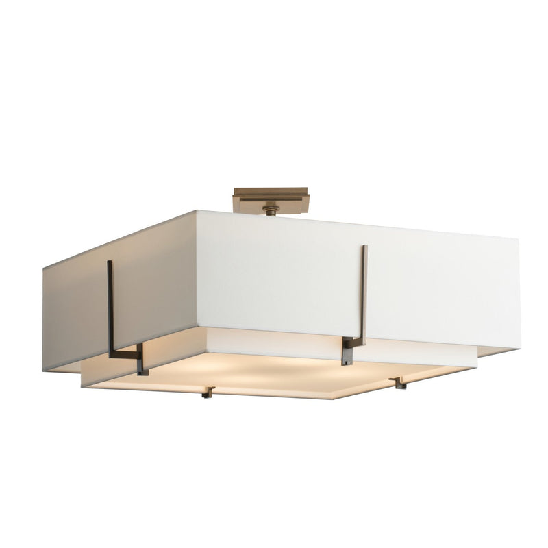 Hubbardton Forge - 126513-SKT-07-SF2012-SF2401 - Four Light Semi-Flush Mount - Exos - Dark Smoke