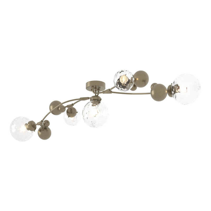 Hubbardton Forge - 128715-SKT-84-LL0639 - Five Light Semi-Flush Mount - Sprig - Soft Gold