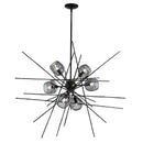 Hubbardton Forge - 131590-SKT-MULT-10-YL0709 - Six Light Pendant - Griffin - Black