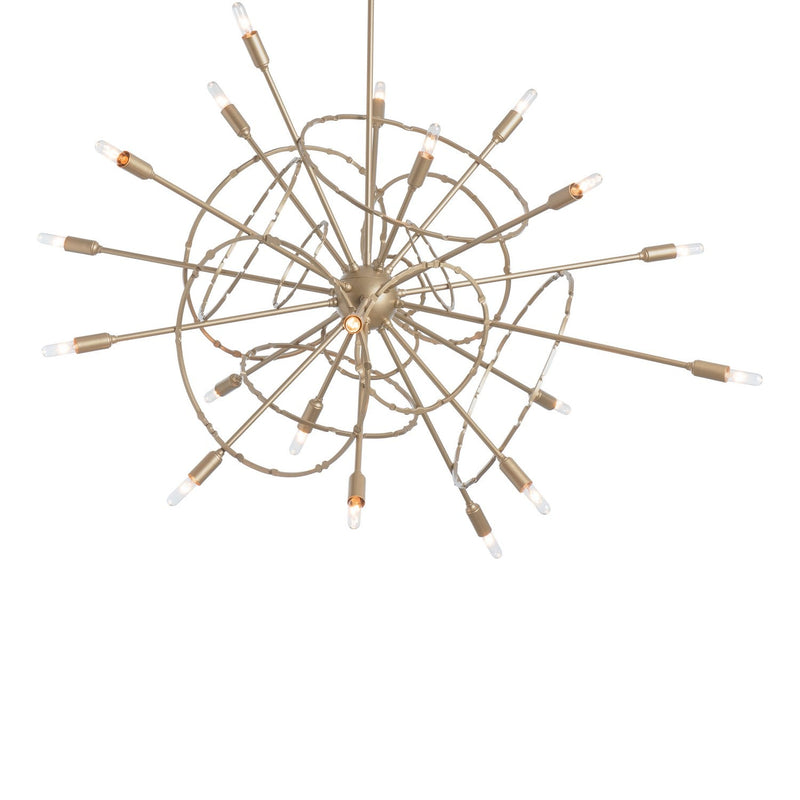 Hubbardton Forge - 131600-SKT-MULT-84 - 20 Light Pendant - Olympus - Soft Gold