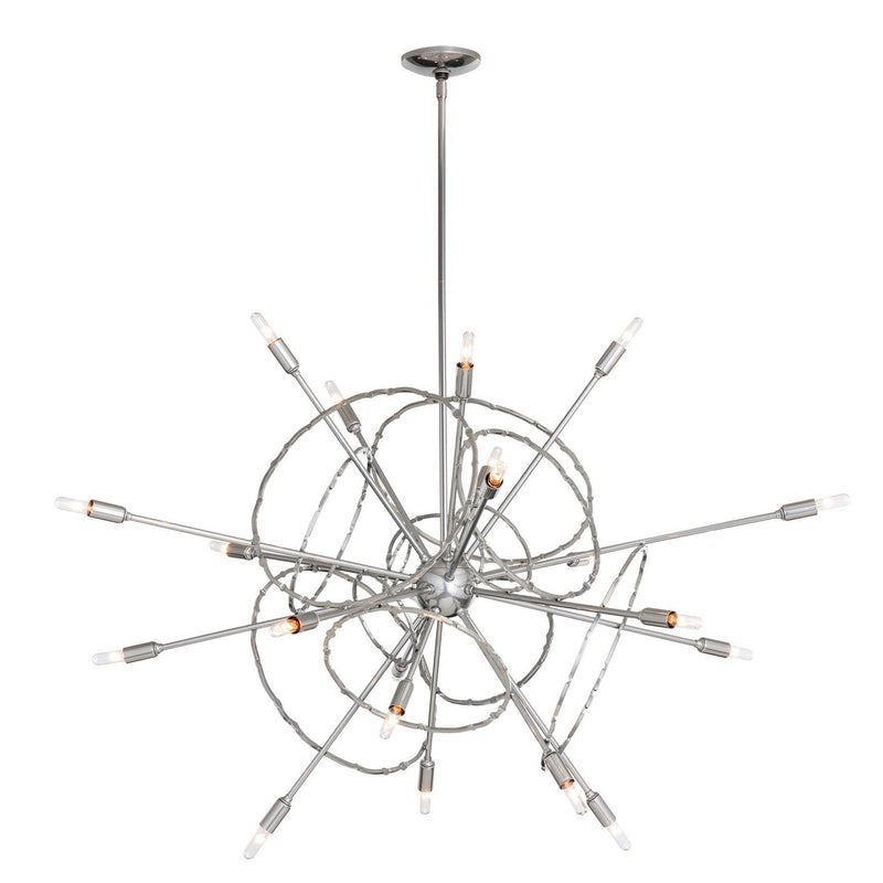 Hubbardton Forge - 131600-SKT-MULT-85 - 20 Light Pendant - Olympus - Sterling