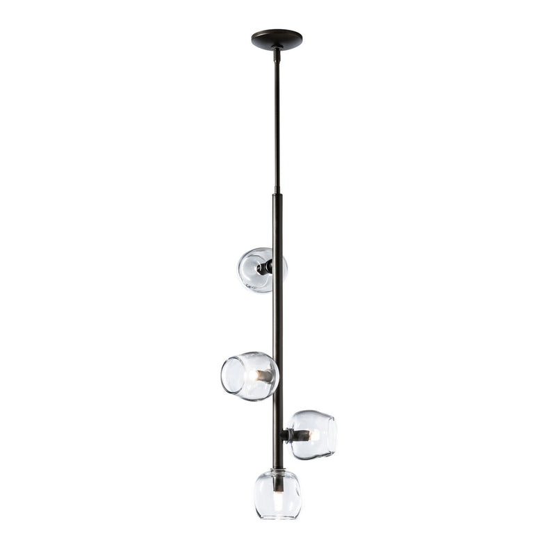 Hubbardton Forge - 131610-SKT-MULT-14-ZM0709 - Four Light Pendant - Ume - Oil Rubbed Bronze