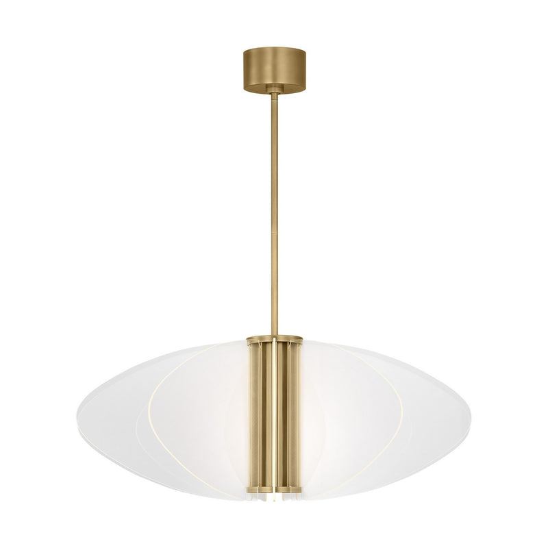 Visual Comfort Modern - SLPD28430BR - LED Pendant - Nyra - Plated Brass