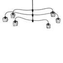 Hubbardton Forge - 136357-SKT-MULT-10-YL0709 - Six Light Pendant - Ume - Black