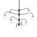 Hubbardton Forge - 136359-SKT-MULT-10-ZM0709 - Eight Light Pendant - Ume - Black