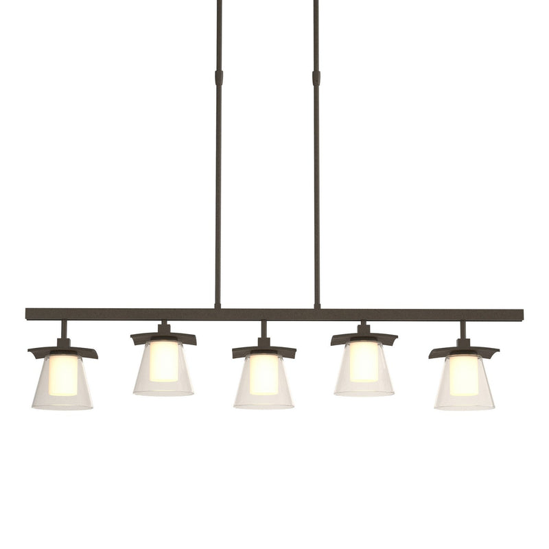 Hubbardton Forge - 136605-SKT-STND-07-ZU0284 - Five Light Pendant - Wren - Dark Smoke