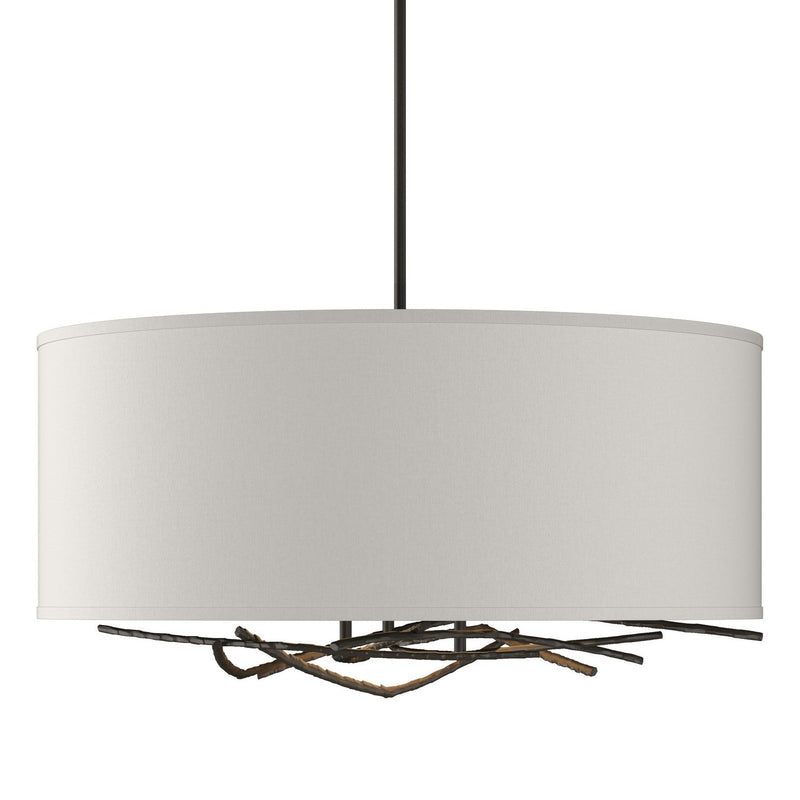 Hubbardton Forge - 137665-SKT-MULT-07-SE2201 - Three Light Pendant - Brindille - Dark Smoke