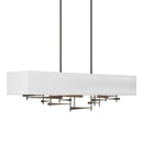 Hubbardton Forge - 137670-SKT-STND-07-SF4298 - Four Light Pendant - Cavaletti - Dark Smoke