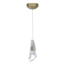 Hubbardton Forge - 161321-SKT-STND-84-CR - One Light Mini Pendant - Luma - Soft Gold