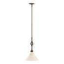 Hubbardton Forge - 182320-SKT-MULT-07-GG0004 - One Light Mini Pendant - Twist Basket - Dark Smoke