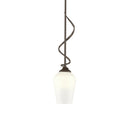 Hubbardton Forge - 183030-SKT-MULT-05-GG0303 - One Light Mini Pendant - Flora - Bronze