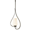 Hubbardton Forge - 183050-SKT-MULT-07-GG0303 - One Light Mini Pendant - Flora - Dark Smoke