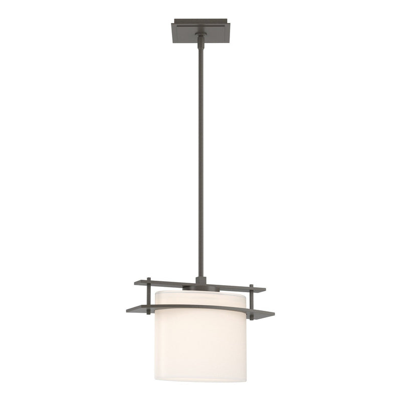 Hubbardton Forge - 188250-SKT-MULT-07-GG0194 - One Light Mini Pendant - Ellipse - Dark Smoke