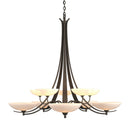 Hubbardton Forge - 191248-SKT-07-GG0123 - Ten Light Chandelier - Aegis - Dark Smoke