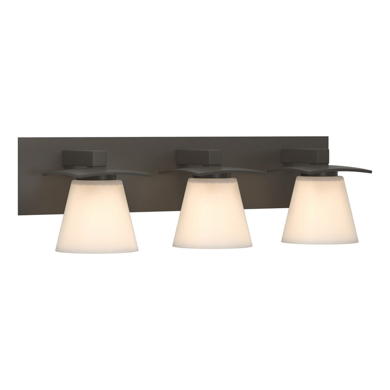 Hubbardton Forge - 206603-SKT-07-GG0242 - Three Light Wall Sconce - Wren - Dark Smoke