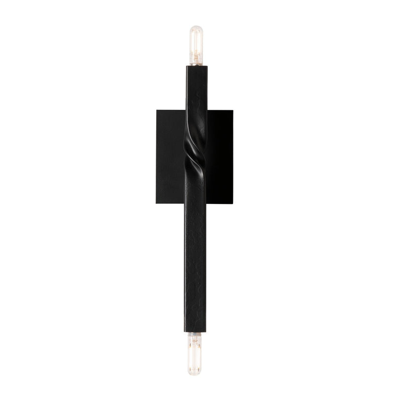 Hubbardton Forge - 207431-SKT-10 - Two Light Wall Sconce - Helix - Black