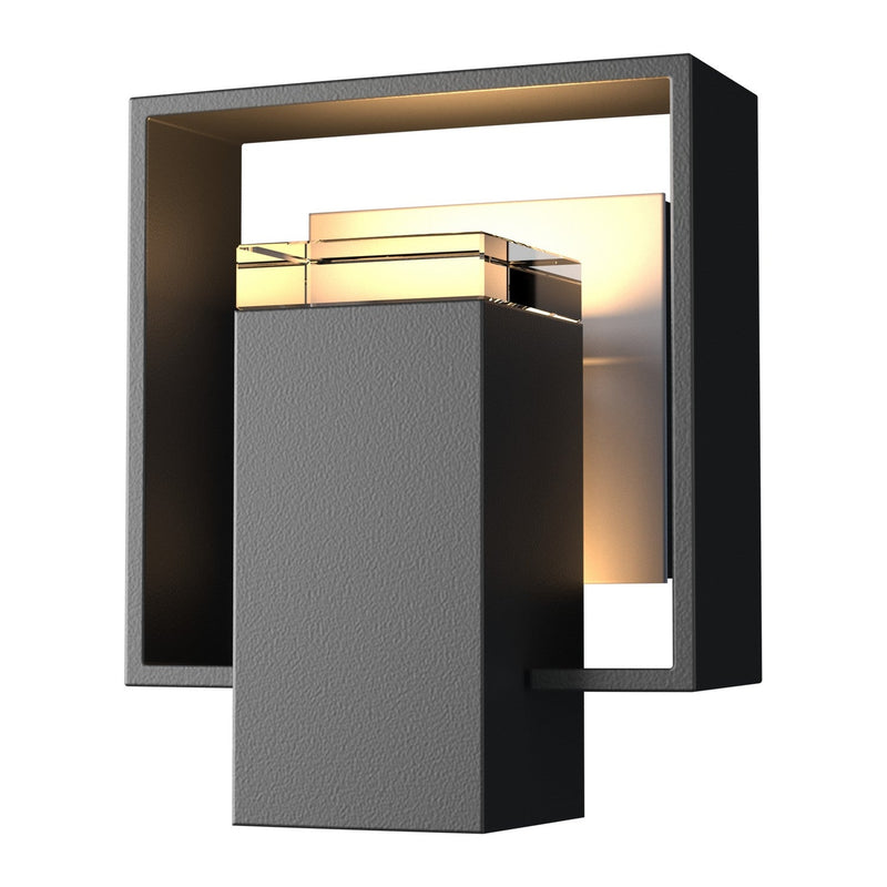 Hubbardton Forge - 302601-SKT-80-78-ZM0546 - One Light Outdoor Wall Sconce - Shadow Box - Coastal Black