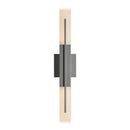Hubbardton Forge - 302610-SKT-77-ZM0627 - Two Light Outdoor Wall Sconce - Centre - Coastal Dark Smoke