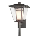 Hubbardton Forge - 304815-SKT-20-ZU0295 - One Light Outdoor Wall Sconce - Beacon Hall - Coastal Natural Iron